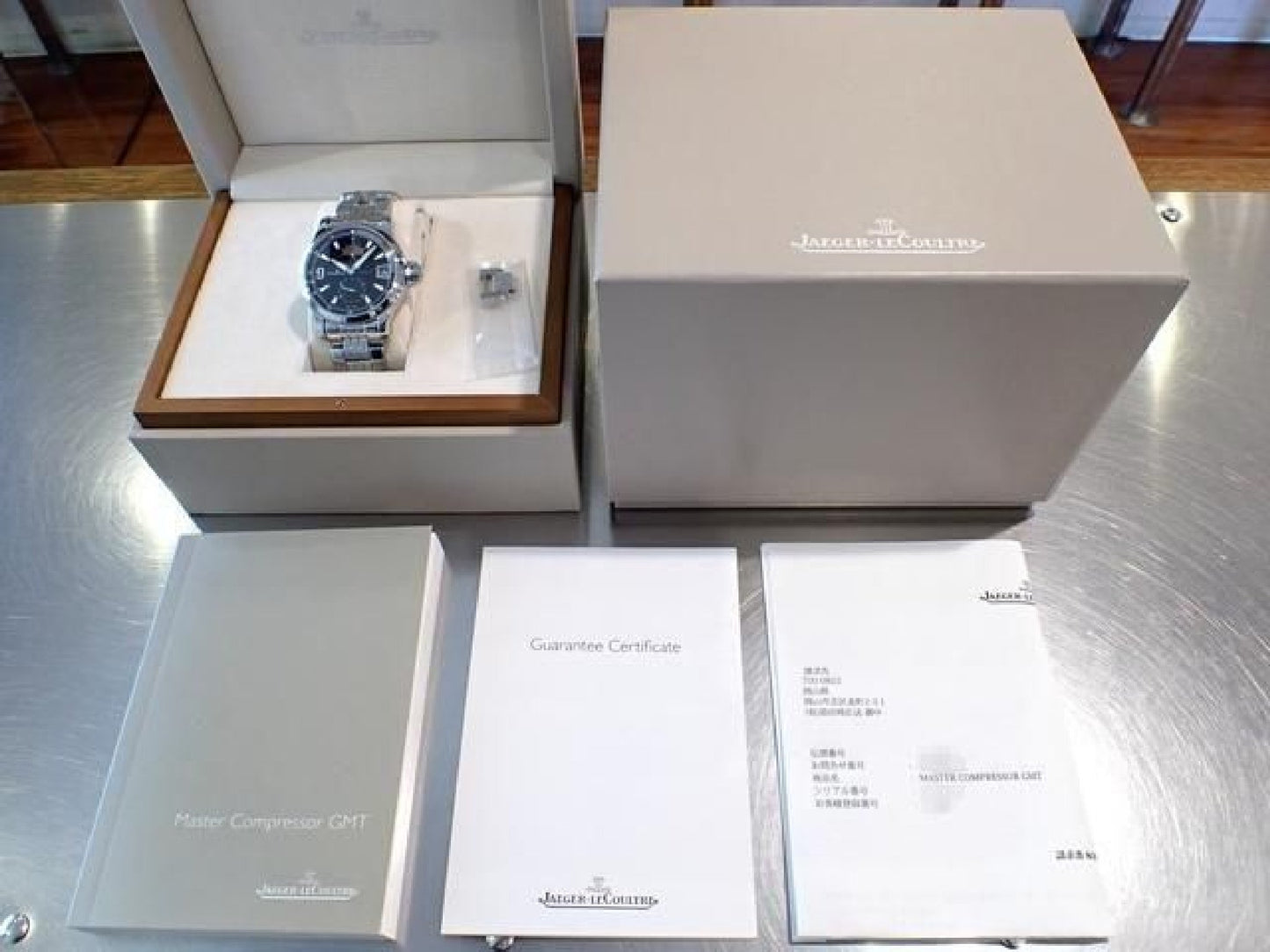 JAEGER LECOULTRE Master Compressor GMT Q1738171 '13 Mens 187949407 hannari-shop