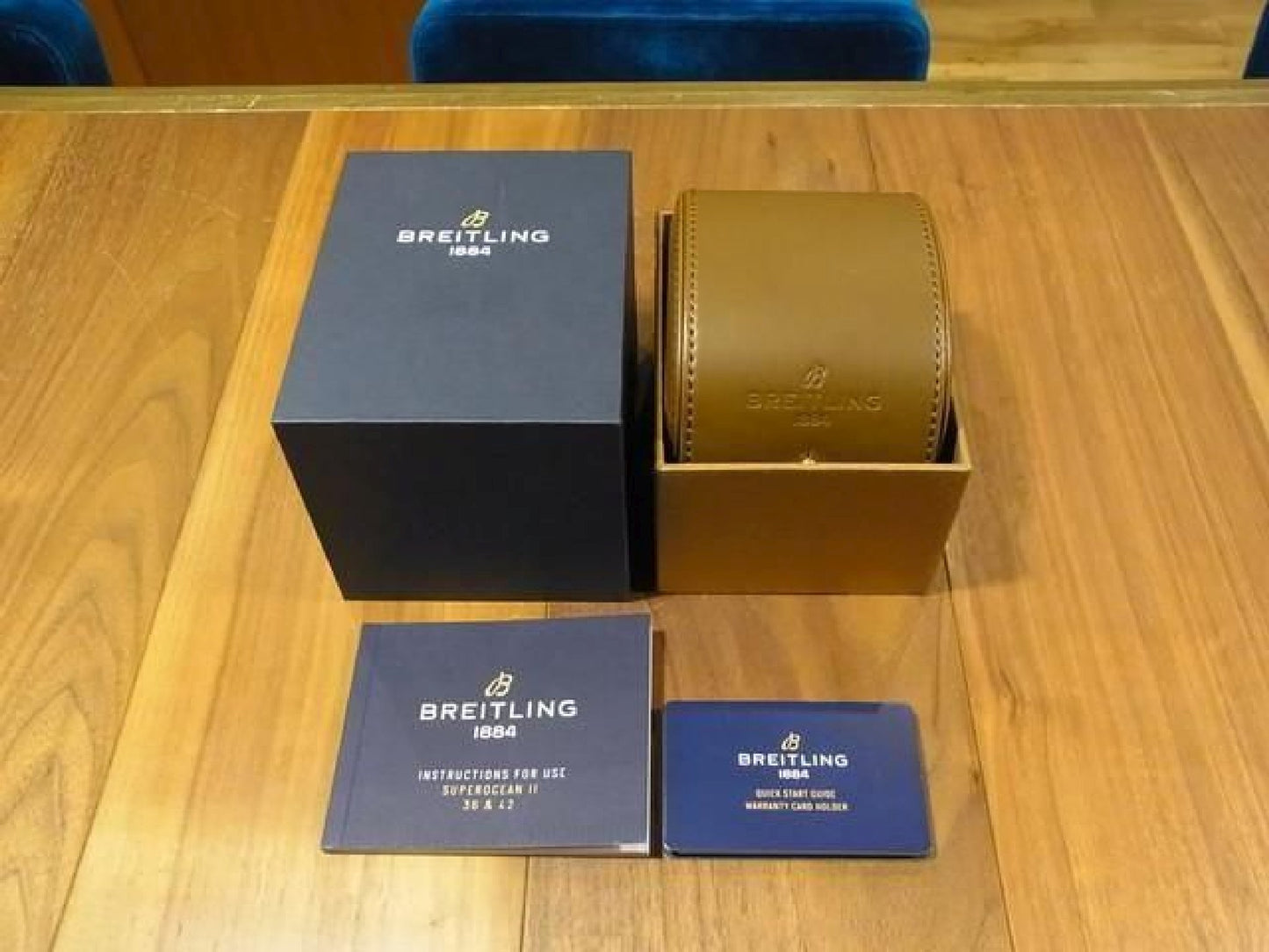 BREITLING Superocean Automatic 42 orange Dial Mens 190303664 hannari-shop