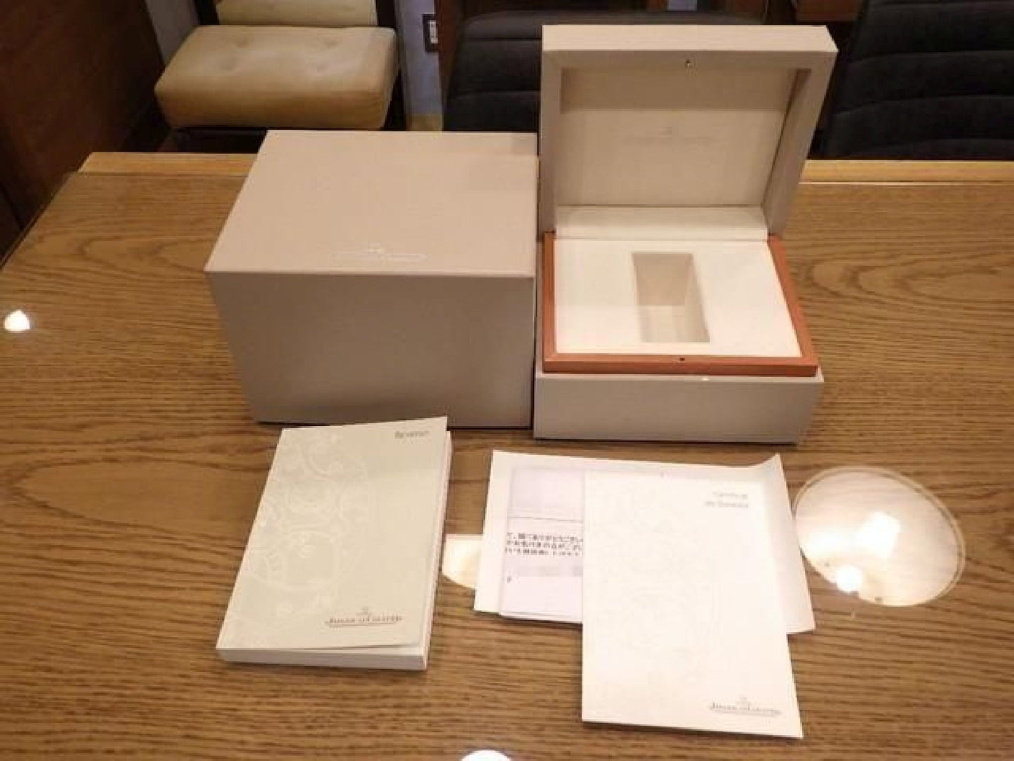 JAEGER LECOULTRE large Reverso silver Ref.Q2708410 Genuine goods Mens 191479534 hannari-shop