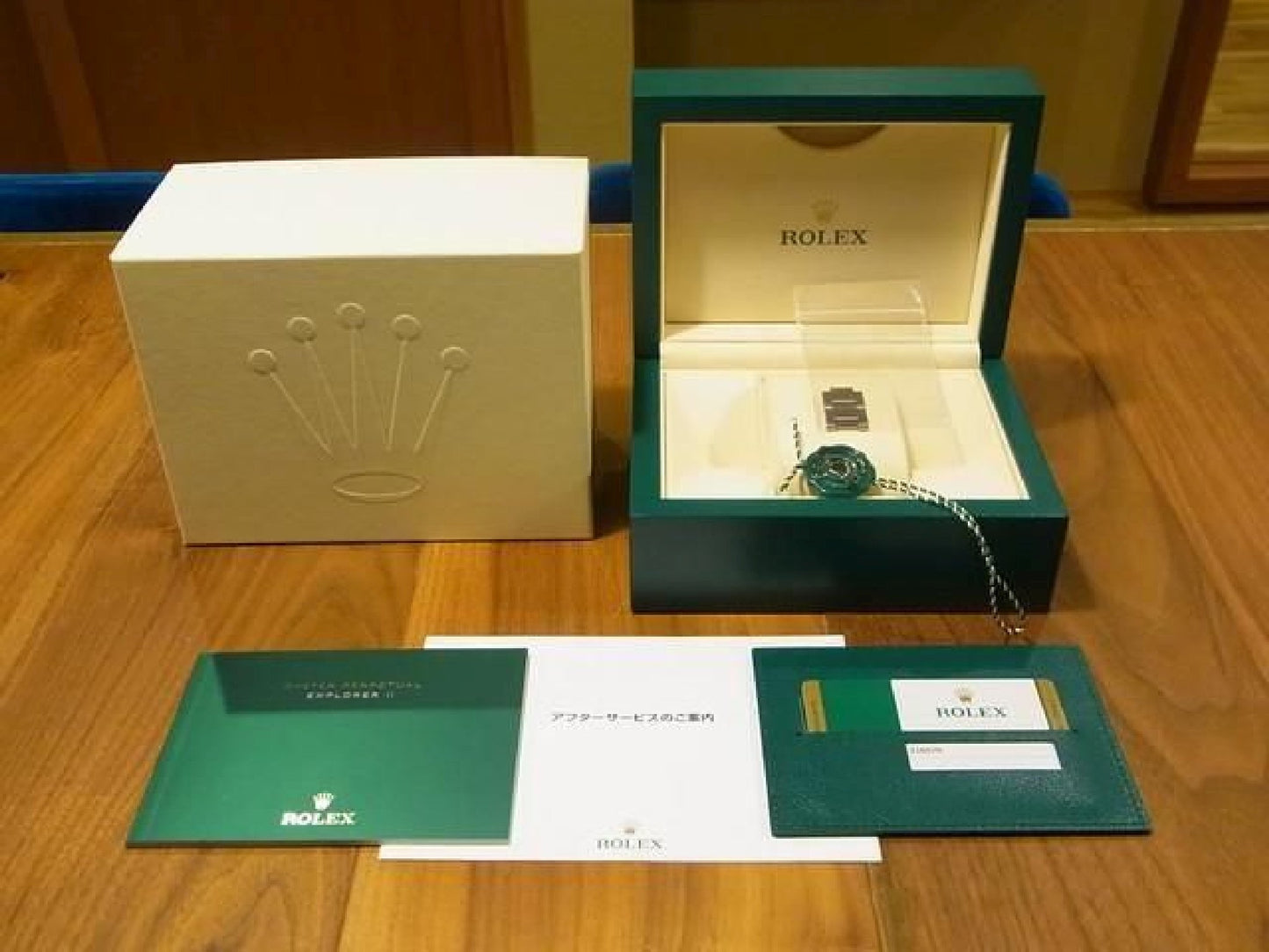 ROLEX EXPLORERII black Dial 216570 Genuine goods Mens 191609729 hannari-shop