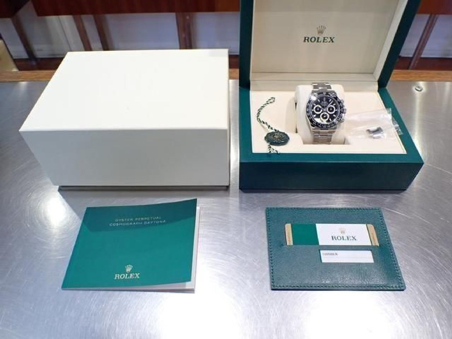 ROLEX Daytona black Dial 116500LN '19 Mens 192619174 hannari-shop