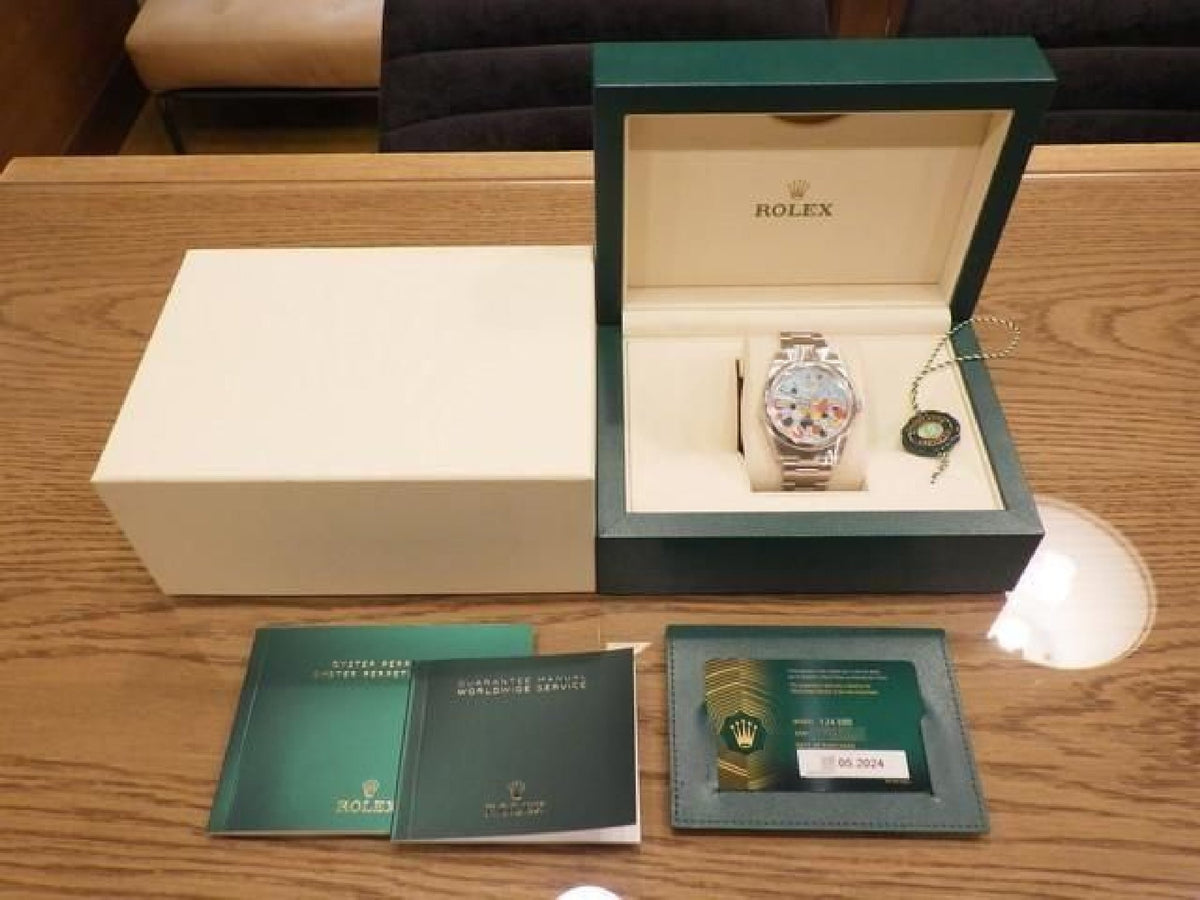 ROLEX Oyster PERPETUAL 41 Celebration motif 124300 unused Mens 193929943 hannari-shop