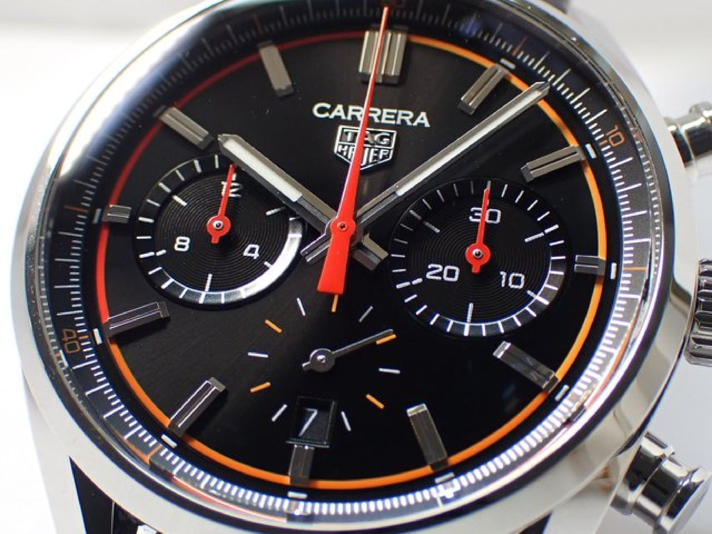 TAG HEUER Carrera Calibre02 Chronograph orange Gradation Genuine goods Mens 174751870 hannari-shop