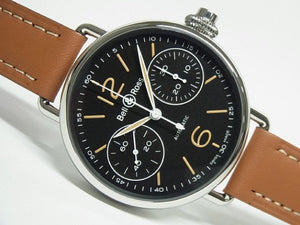BELL & ROSS WW1 Chronograph Monopusher black Dial Mens 178327157 hannari-shop