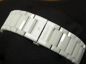 HUBLOT Big bang Integrated white ceramic Baguette Rainbow 451.HX.1120.HX.4099.YOS Mens 179343085 hannari-shop