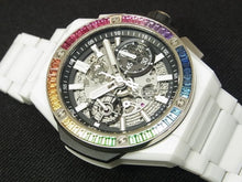 HUBLOT Big bang Integrated white ceramic Baguette Rainbow 451.HX.1120.HX.4099.YOS Mens 179343085 hannari-shop