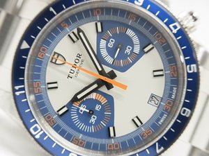 TUDOR Heritage Chrono blue Ref.70330B 42 MM Mens 180353914 hannari-shop