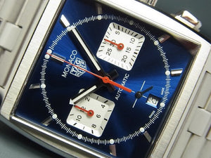 TAG HEUER Monaco Chronograph Heuer02 blue Ref.CBL2111 Mens 181562714 hannari-shop