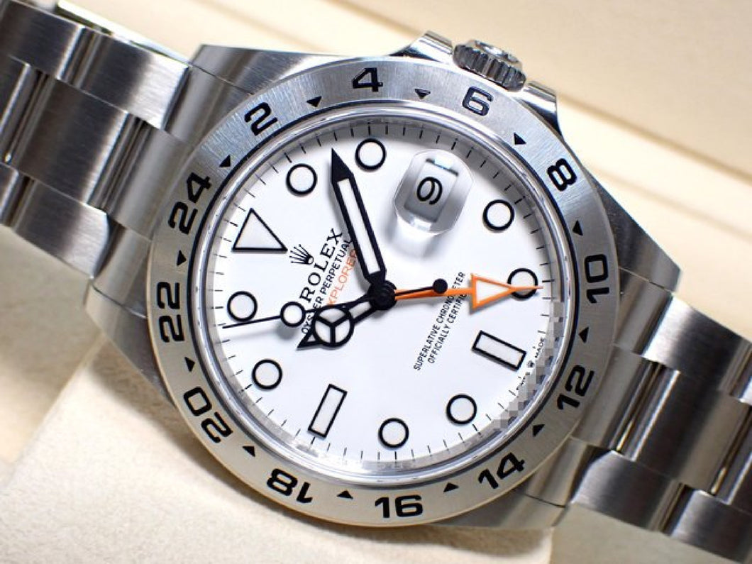 ROLEX EXPLORER II white Dial Ref.226570 Mens 182015081 hannari-shop