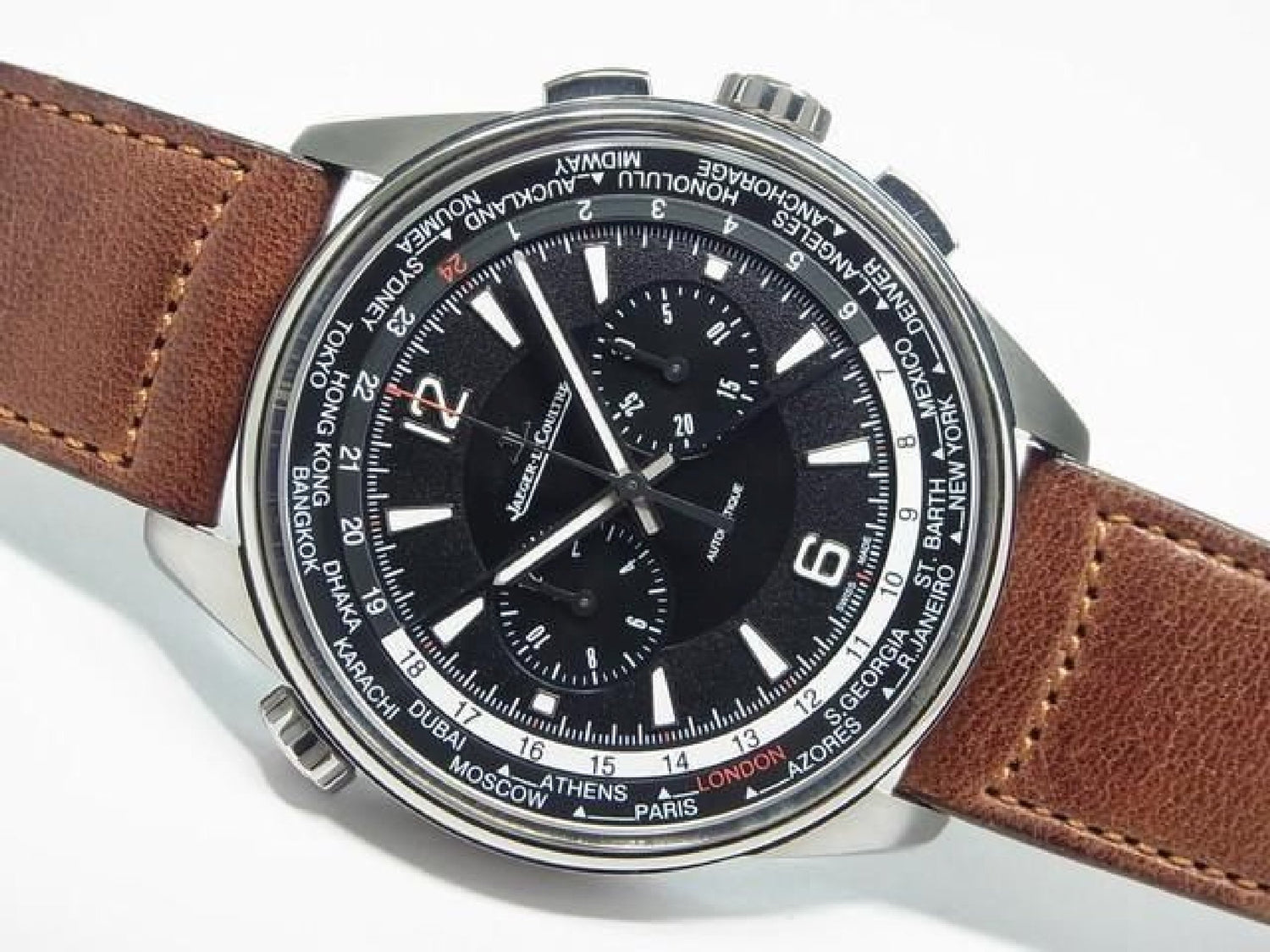 JAEGER LECOULTRE Polaris Chronograph WT Q905T471 Genuine goods Mens 182698326 hannari-shop