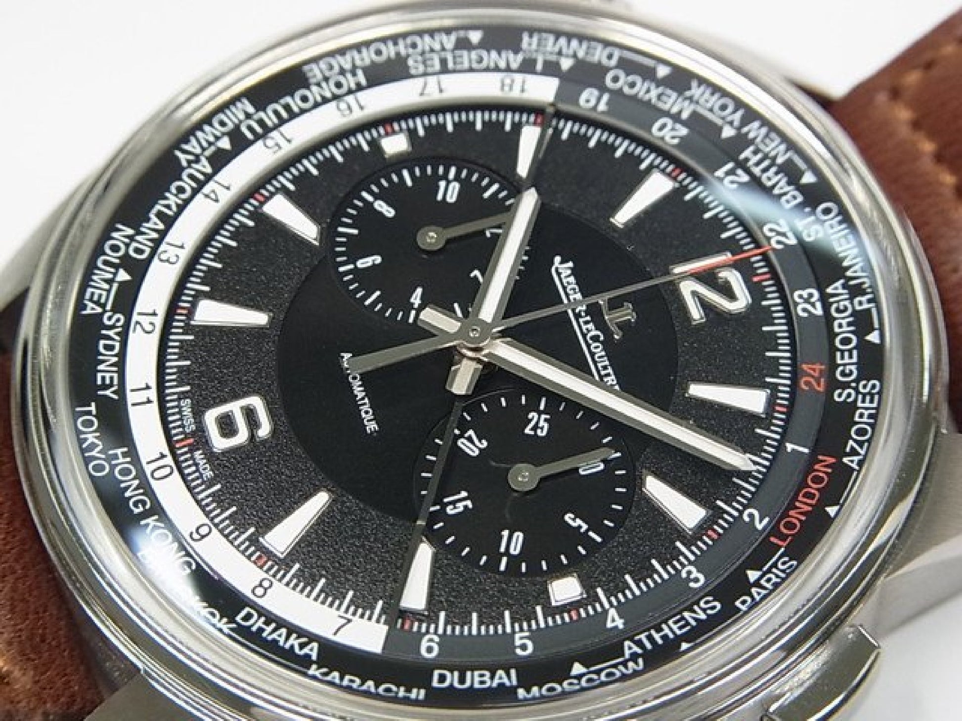 JAEGER LECOULTRE Polaris Chronograph WT Q905T471 Genuine goods Mens 182698326 hannari-shop