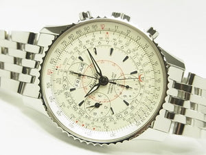 BREITLING Montbrillant Datora silver Dial A2133012/G518(A21330) Mens 182826335 hannari-shop