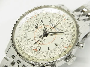BREITLING Montbrillant Datora silver Dial A2133012/G518(A21330) Mens 182826335 hannari-shop