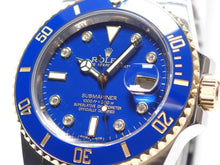 ROLEX Submariner date SS xYG combination blue8P diamond 116613GLB Mens 182931812 hannari-shop