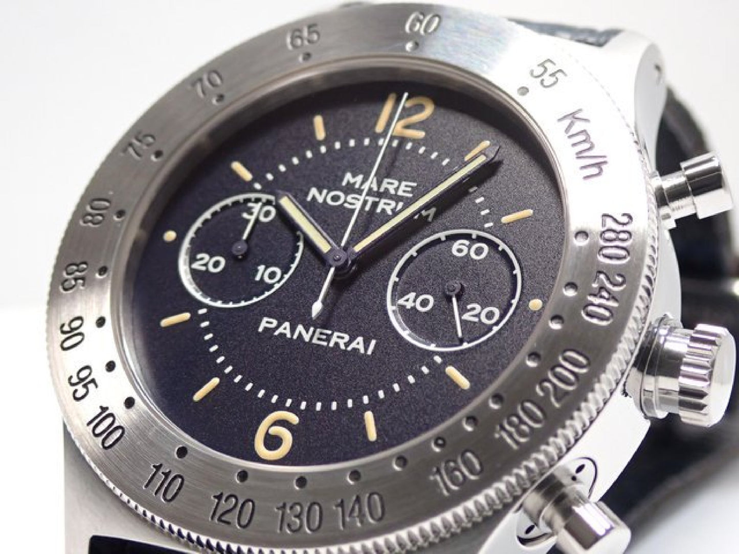 PANERAI Mare Nostrum blue 5218-301A '93 Mens 183381501 hannari-shop