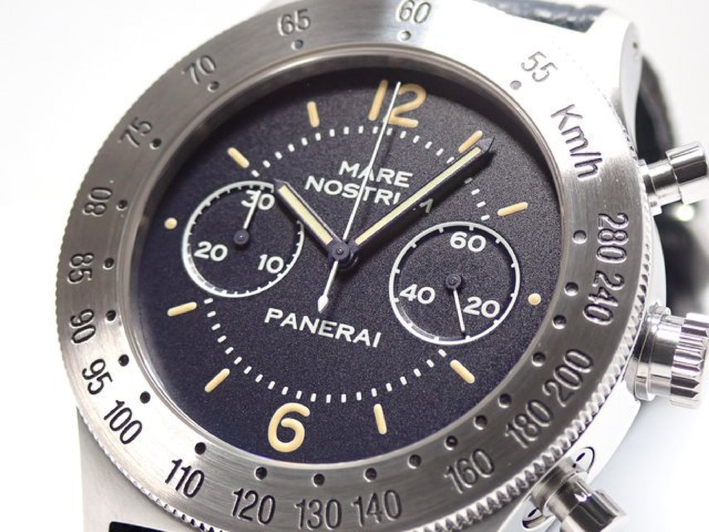 PANERAI Mare Nostrum blue 5218-301A '93 Mens 183381501 hannari-shop
