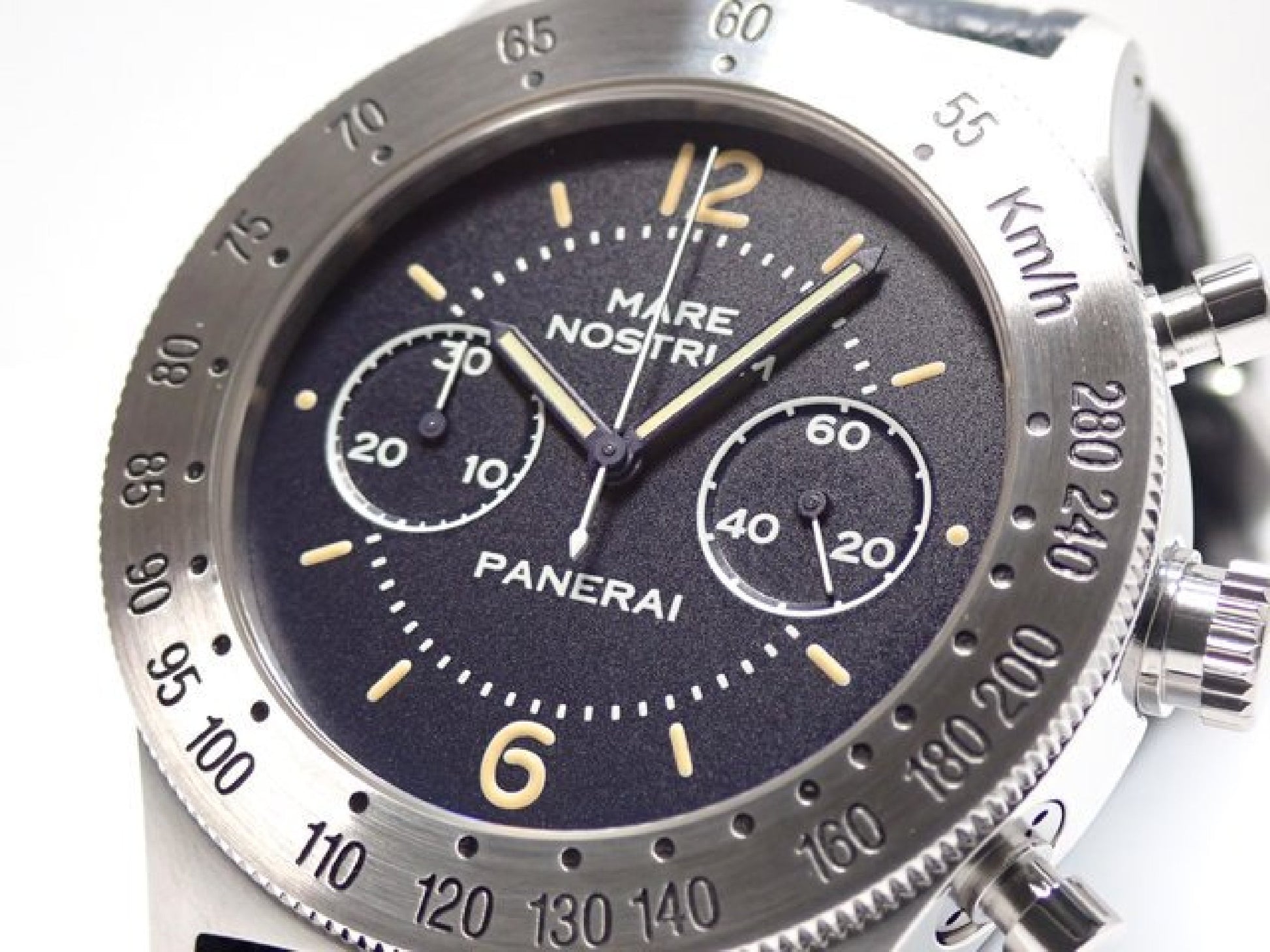 PANERAI Mare Nostrum blue 5218-301A '93 Mens 183381501 hannari-shop