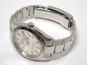 ROLEX Datejust41 silver bar 126334 '21 Mens 183568458 hannari-shop
