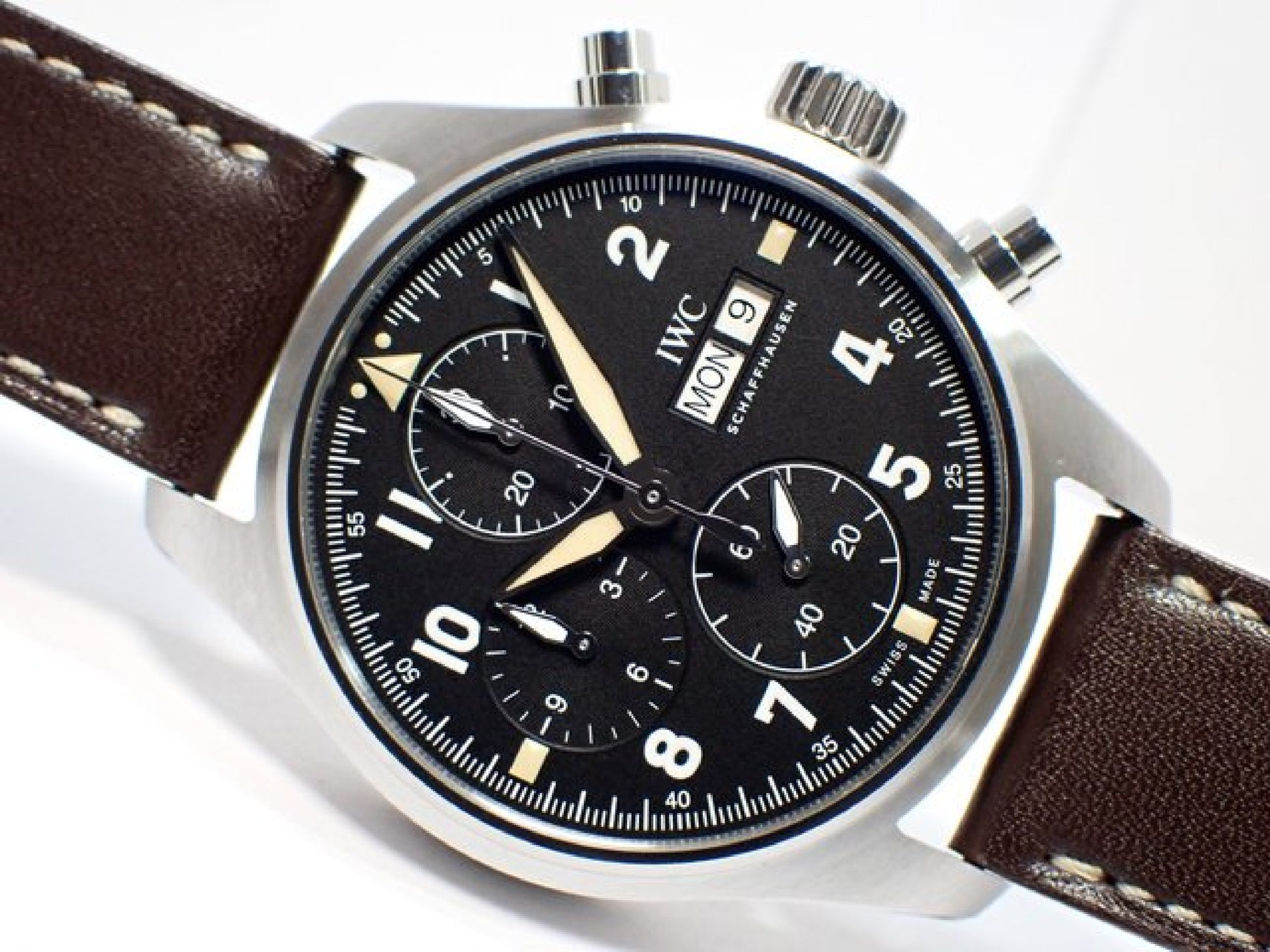 IWC Pilot's watch Chrono Spitfire IW387901 '19 Mens 184053602 hannari-shop