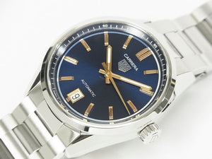 TAG HEUER Carrera date 36 MM blue WBN2311.BA0001 Mens 184059677 hannari-shop