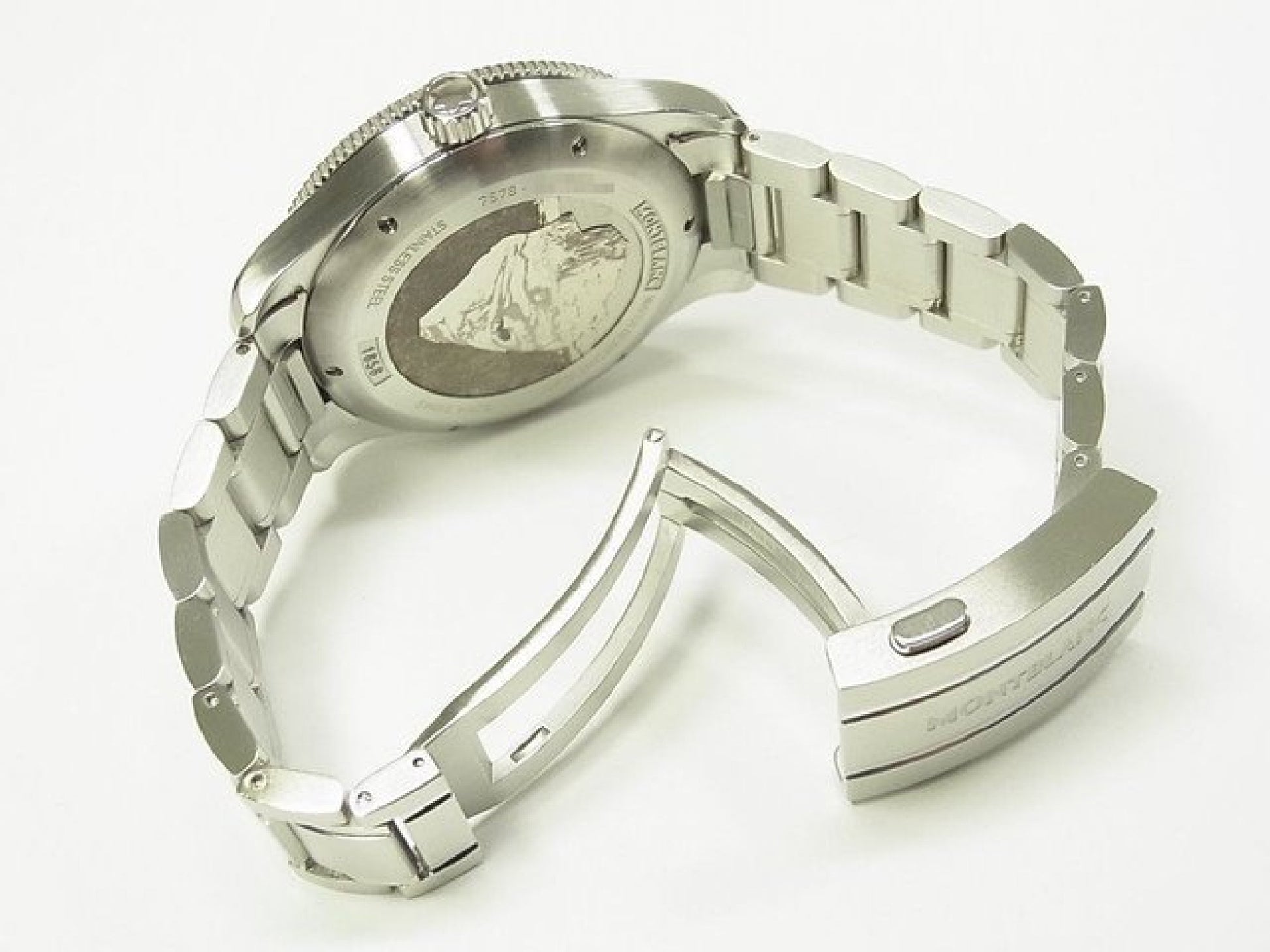 MONTBLANC 1858 Iced Sea Automatic date Ref.MB129371 rubber belt  Genuine goods Mens 184607294 hannari-shop
