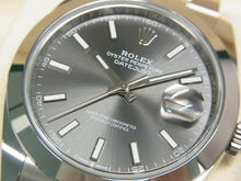 ROLEX Datejust 41 Slate Bar Index 126300 Mens 184839694 hannari-shop