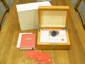 OMEGA SEA MASTER Divers300M Co-Axial Master Chrono meter 42 MM blue Dial Genuine goods Mens 184922826 hannari-shop