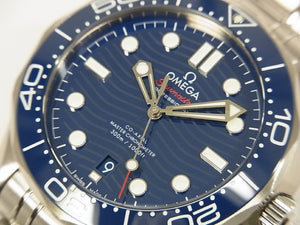 OMEGA SEA MASTER Divers300M Co-Axial Master Chrono meter 42 MM blue Dial Genuine goods Mens 184922826 hannari-shop