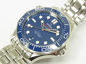 OMEGA SEA MASTER Divers300M Co-Axial Master Chrono meter 42 MM blue Dial Genuine goods Mens 184922826 hannari-shop