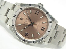 ROLEX Air-King pink Engine Turned bezel Z series 14010M Mens 185215839 hannari-shop