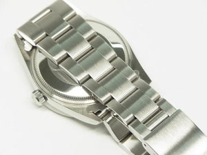 ROLEX Air-King pink Engine Turned bezel Z series 14010M Mens 185215839 hannari-shop