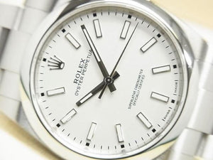 ROLEX Oyster PERPETUAL 39 white Dial Ref.114300 Mens 185229106 hannari-shop