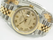 ROLEX Datejust SS xYG combination ivory pyramid Roman 16233 W series Mens 185468818 hannari-shop