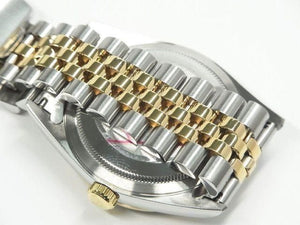 ROLEX Datejust SS xYG combination ivory pyramid Roman 16233 W series Mens 185468818 hannari-shop