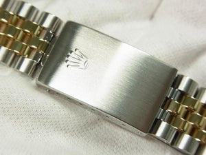 ROLEX Datejust SS xYG combination ivory pyramid Roman 16233 W series Mens 185468818 hannari-shop