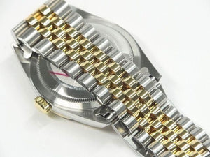 ROLEX Datejust SS xYG combination ivory pyramid Roman 16233 W series Mens 185468818 hannari-shop