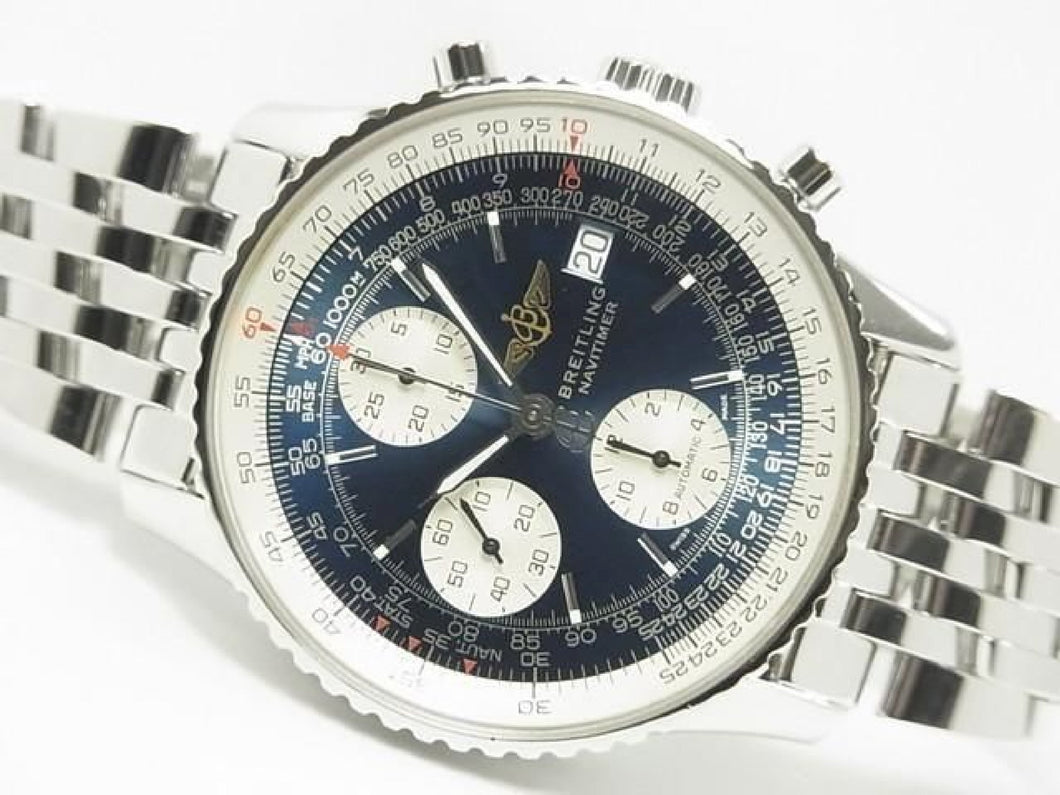 BREITLING Old Navitimer blue Dial Ref.A142C02NP Mens 185672579 hannari-shop