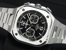 BELL & ROSS BR05 Chrono black Dial BR05C-BL-ST/SRB Genuine goods rubber belt Specification Mens 186082293 hannari-shop