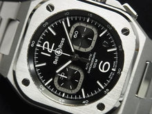 BELL & ROSS BR05 Chrono black Dial BR05C-BL-ST/SRB Genuine goods rubber belt Specification Mens 186082293 hannari-shop