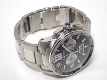 CARTIER Calibre de  Chronograph black Genuine goods '14 Womens 186117006 hannari-shop