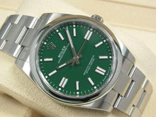 ROLEX Oyster PERPETUAL 41 green 124300 '24 purchased Mens 186119419 hannari-shop