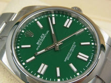 ROLEX Oyster PERPETUAL 41 green 124300 '24 purchased Mens 186119419 hannari-shop