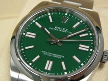 ROLEX Oyster PERPETUAL 41 green 124300 '24 purchased Mens 186119419 hannari-shop