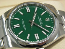ROLEX Oyster PERPETUAL 41 green 124300 '24 purchased Mens 186119419 hannari-shop