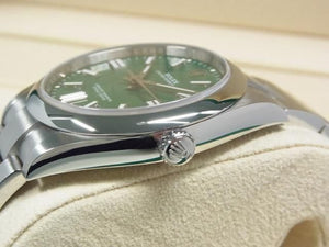 ROLEX Oyster PERPETUAL 41 green 124300 '24 purchased Mens 186119419 hannari-shop