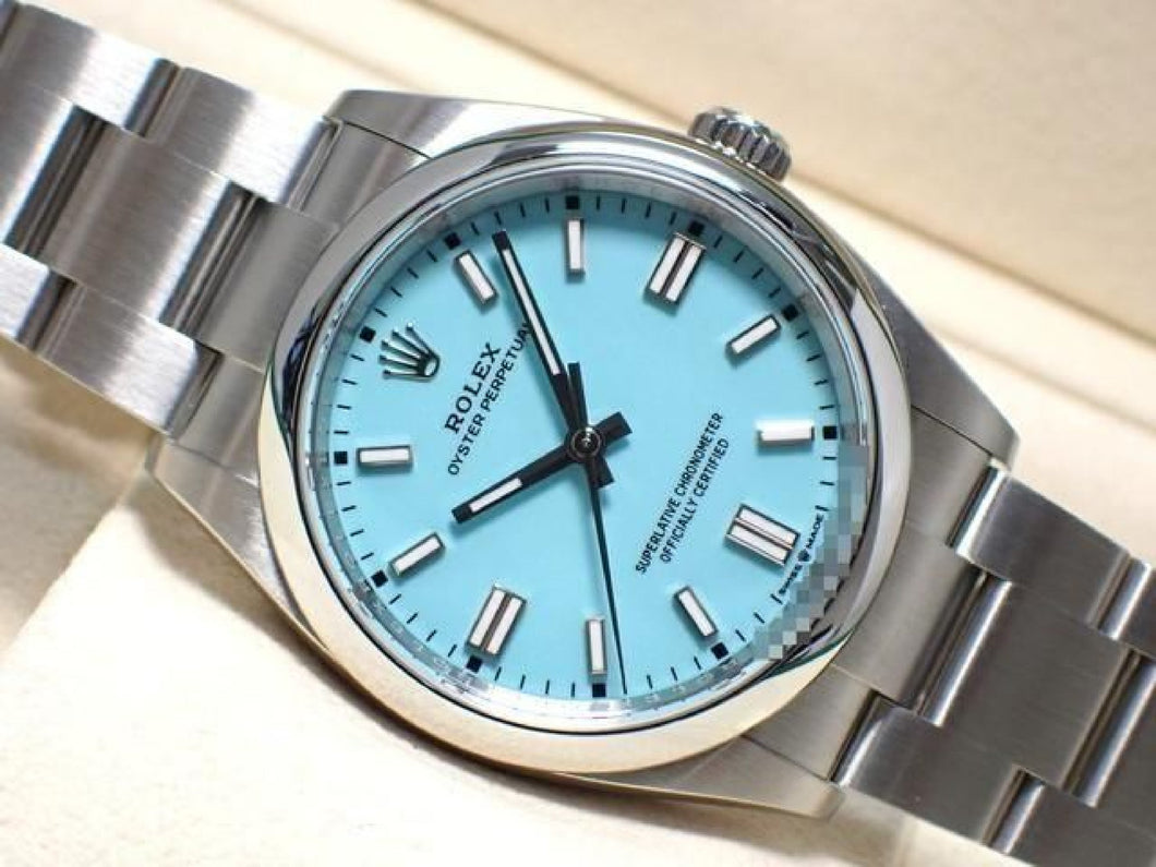 ROLEX Oyster PERPETUAL 36 turquoise blue 126000 '24 Mens 186260286 hannari-shop