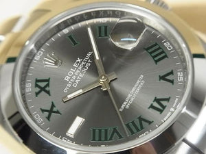 ROLEX Datejust 41 Slate Roman Oyster Bracelet 126300 '25  unused Mens 186323840 hannari-shop