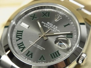 ROLEX Datejust 41 Slate Roman Oyster Bracelet 126300 '25  unused Mens 186323840 hannari-shop