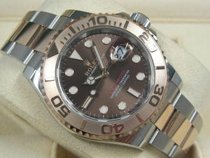 ROLEX YACHT-MASTER 40 SS x Everose Gold combination Chocolate Dial 126621 Mens 186414524 hannari-shop