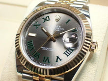 ROLEX Datejust41 Slate/ green Roman Jubilee Bracelet YG combination 126333 '25 Mens 186496645 hannari-shop